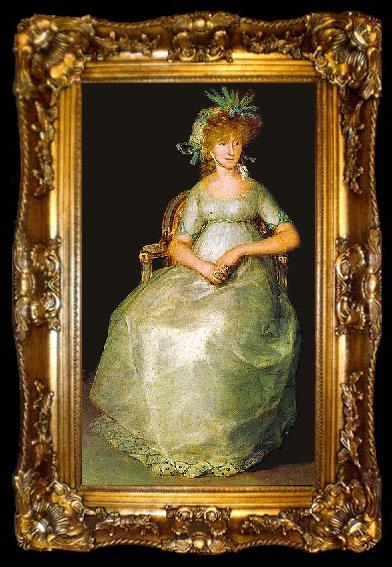 framed  Francisco de Goya Portrait of the Countess of Chinchon, ta009-2